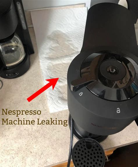 why is my nespresso machine leaking water underneath|How To Fix A Nespresso Machine Leaking (Step